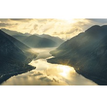 Papier peint panoramique intissé SHX8-038 8 Wanderlust Gold Mountains 8 pces 400 x 250 cm