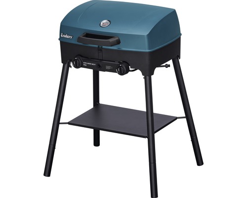 Barbecue de table Enders Explorer Next Pro 47 x 58 x 80 cm 2 brûleurs 50 mbars bleu avec lèchefrite extractible
