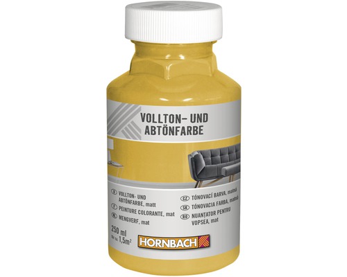 Peinture plein ton et colorant HORNBACH bambou 250 ml Concentré de couleur dans une bouteille en plastique