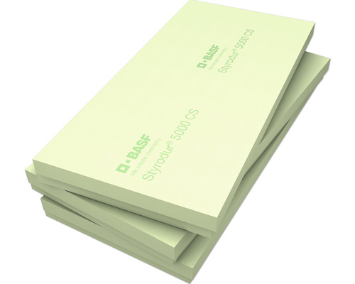 Panneau en mousse rigide XPS ISOVER Styrodur® 5000 CS battue périphérique, conductivité thermique 035 1265 x 615 x 100 mm paquet = 3 m² Panneau en mousse rigide XPS ISOVER Styrodur® 5000 CS battue périphérique, conductivité thermique 035 1265 x 615 x 100 mm paquet = 3 m²