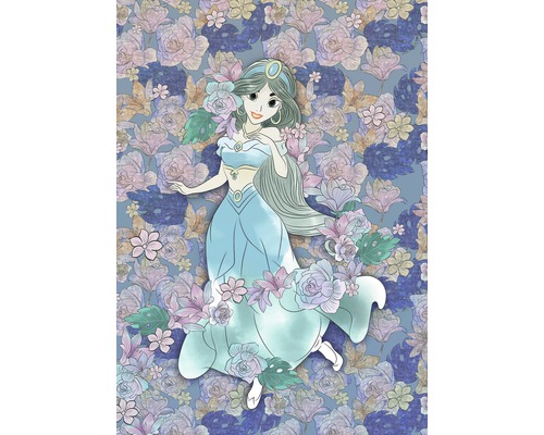 Fototapete Vlies DX4-079 Disney Edition 4 Jasmin Colored Flowers 4-tlg. 200 x 280 cm