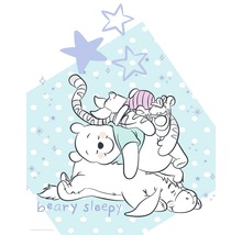 Illustration von Winnie Puuh, Ferkel, Tigger und I-Aah, die schlafen