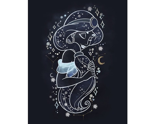 Dessin de Jasmine avec des étoiles et des constellations