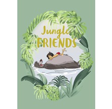 Illustration de Mowgli et Baloo avec l''inscription Jungle Friends