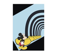 Œuvre d''art Mickey Mouse avec vision tunnel