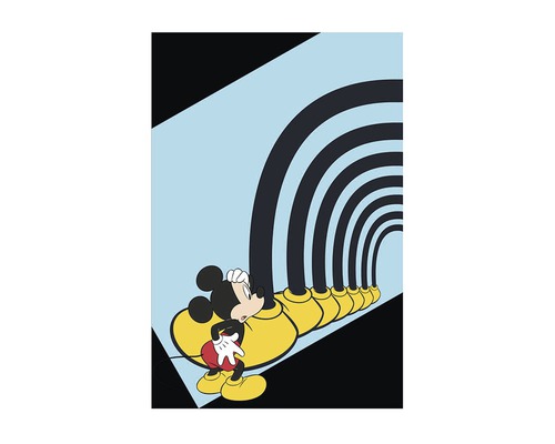 Œuvre d''art Mickey Mouse avec vision tunnel