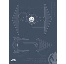 Plan d''un chasseur TIE de Star Wars