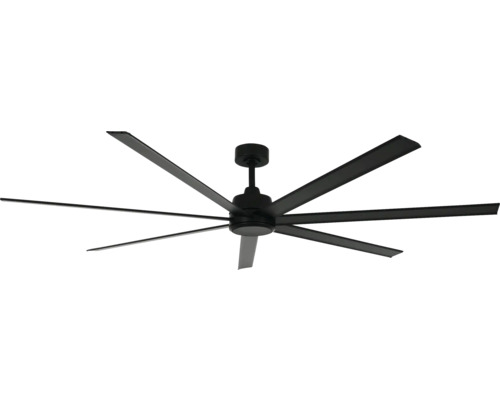 Ventilateur de plafond noir Lucci Air Ø 183 cm avec télécommande, fonction été + hiver