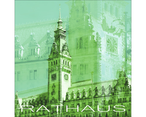 Rathaus Fassade mit Turm