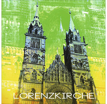 Lorenzkirche Nuremberg affiche d''art
