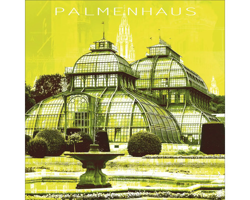 Tableau en verre Wien IV 50x50 cm