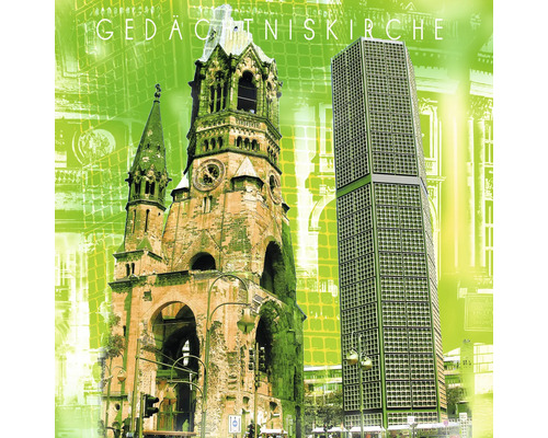 Église du Souvenir et immeuble de grande hauteur à Berlin