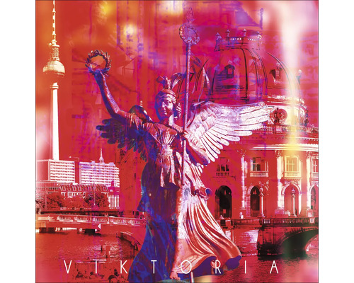 Illustration de la Colonne de la Victoire de Berlin devant les monuments berlinois
