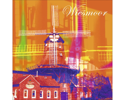 Illustration einer Windmühle in Wiesmoor