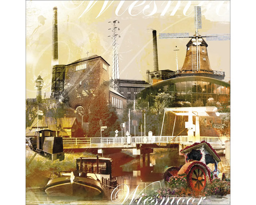 Glasbild Wiesmoor X 50x50 cm
