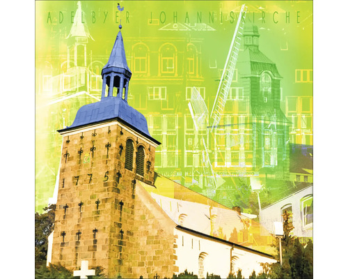 Illustration der Adelbyer Johanniskirche