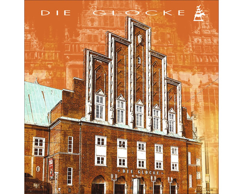 Glasbild Bremen Konzerthaus „Die Glocke“ 30x30 cm