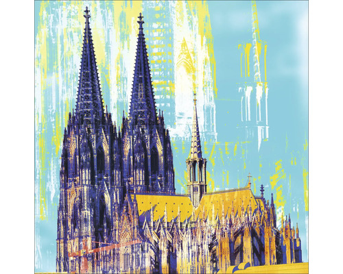 Tableau en verre Köln VI 20x20 cm