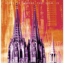 Image d''une cathédrale avec l''inscription « Home is where the Dom is »