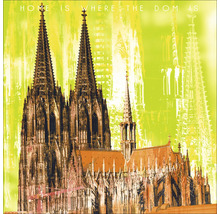 Illustration de la cathédrale de Cologne avec inscription