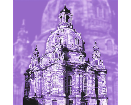 Tableau en verre Dresden VI 20x20 cm