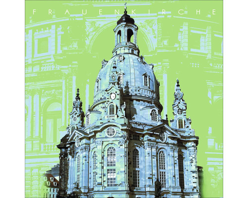 Tableau en verre Dresden VIII 20x20 cm