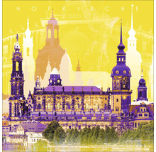 Représentation graphique de la Hofkirche de Dresde
