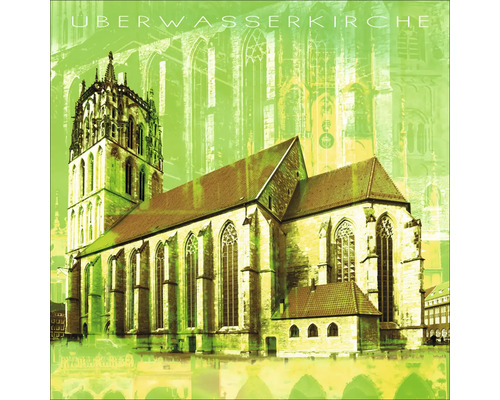 Tableau en verre Münster IX 20x20 cm