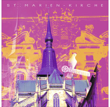 Graphique de façade de l''église St. Marien