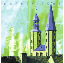 Illustration de la Marktkirche avec deux tours