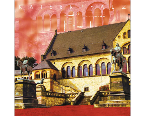 Ansicht der Kaiserpfalz mit Statuen