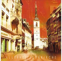 Allerheiligenkirche Ansicht in einer Stadtstraße