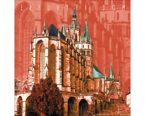 Glasbild Erfurt VII 50x50 cm