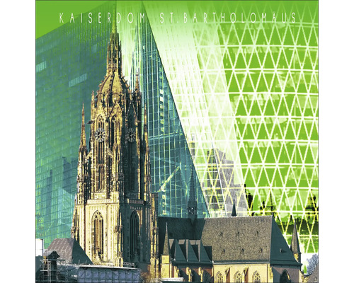 Tableau en verre Frankfurt IV 50x50 cm