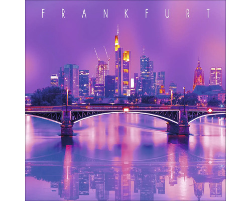 Tableau en verre Frankfurt VII 20x20 cm