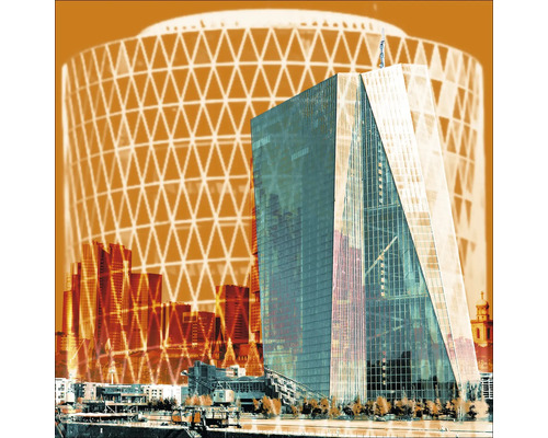 Illustration d''un immeuble de grande hauteur dans une ville.