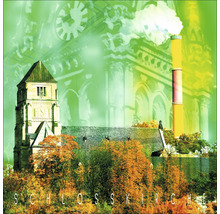 Église du château avec cheminée et arbres