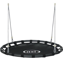 Balancelle nid d''oiseau ronde avec cordes de suspension et logo AXI