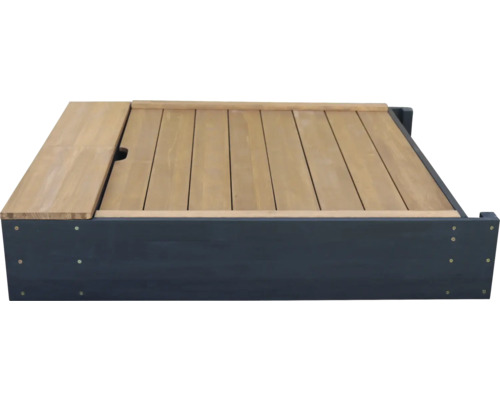 Holz Sandkasten mit Deckel