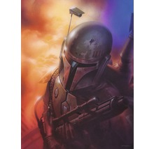 Illustration einer Figur mit Gewehr und Helm