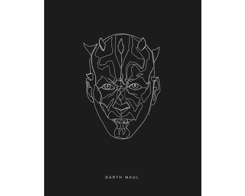 Illustration de Darth Maul avec des cornes