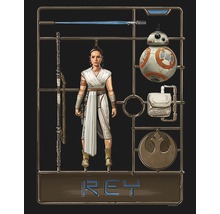 Kit de figurines Star Wars Rey