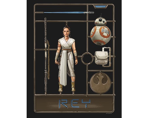 Kit de figurines Star Wars Rey