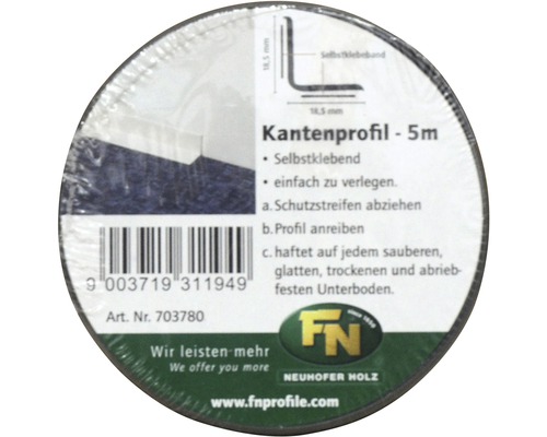 Kantenprofil selbstklebend, 5 Meter