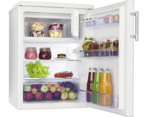 Réfrigérateur ouvert rempli d''aliments