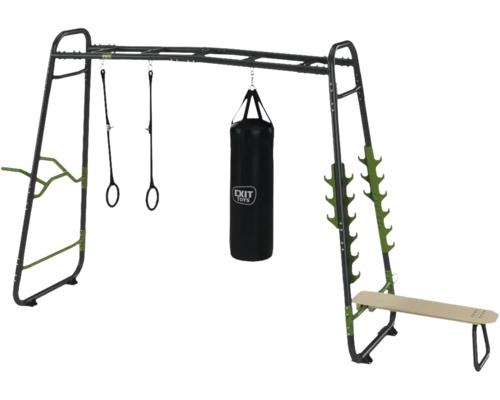 EXIT GetSet monkeybar MB230 125 x 442 cm acier gris EXIT GetSet monkeybar MB230 125 x 442 cm acier gris