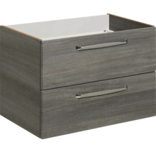 Waschtischunterschrank mit zwei Schubladen im Holzdesign für das Badezimmer