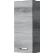 Hochschrank mit Tür und Griff im Holzdesign für das Badezimmer