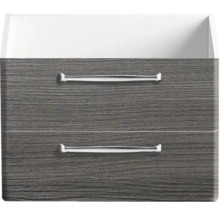 Waschtischunterschrank mit zwei Schubladen und Griffen