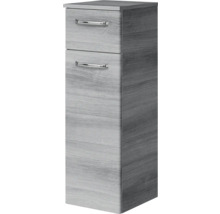 Hochschrank für das Badezimmer mit zwei Schubladen und Griffen